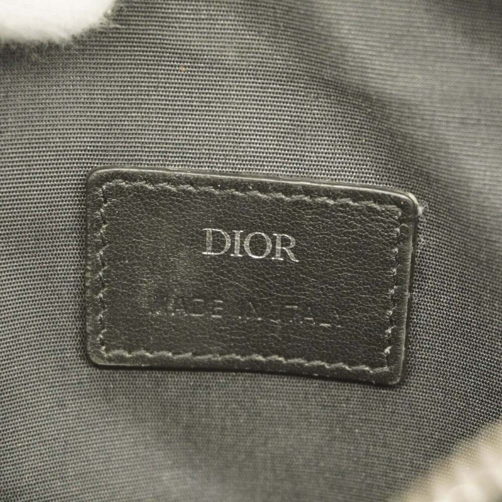 CHRISTIAN DIOR Black Canvas Trotter Shoulder Bag - Picture 5 of 8